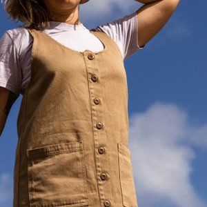 Jungmaven Jumper Dress, Coyote, Size XL